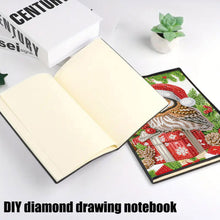 Load image into Gallery viewer, 50 Pages A5 Special Shaped Christmas Owl 5D Diamond Painting Notebook for Teens
