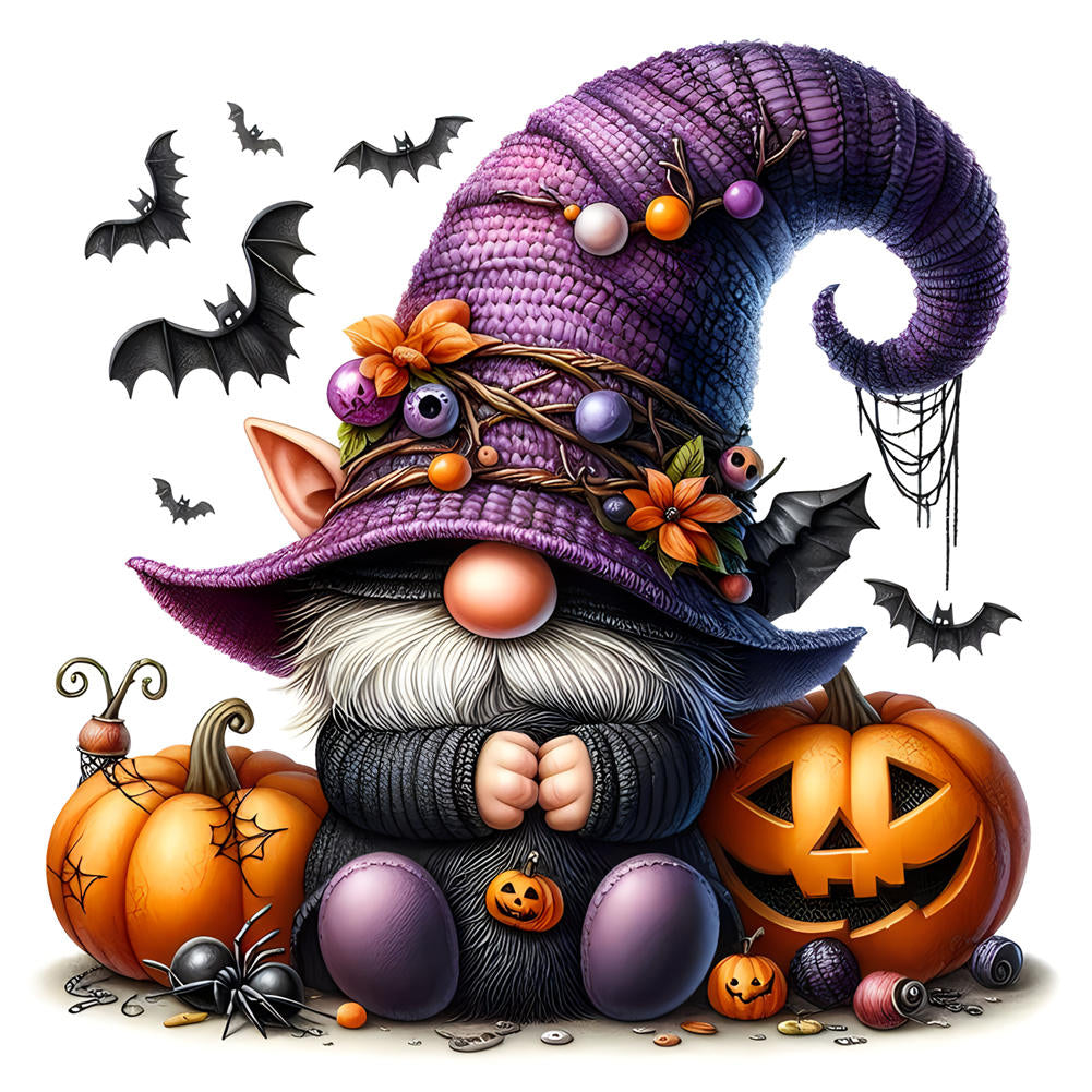 Halloween Gnome 30*30CM(Canvas) Full Round Drill Diamond Painting