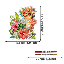 Load image into Gallery viewer, Acrylic Special Shape Parrot DIY Diamond Painting Wind Chimes for Window Wall
