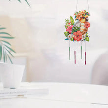 Load image into Gallery viewer, Acrylic Special Shape Parrot DIY Diamond Painting Wind Chimes for Window Wall
