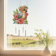 Load image into Gallery viewer, Acrylic Special Shape Parrot DIY Diamond Painting Wind Chimes for Window Wall
