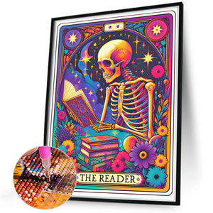 Horror Tarot Cards 40*50CM(Canvas) Full Round Drill Diamond Painting