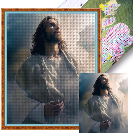Priest - Full 11CT Stamped Cross Stitch 40x50CM - Huacan