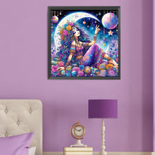 Load image into Gallery viewer, Colorful Cartoon Girl 50*50CM(Canvas) Full Round Drill Diamond Painting
