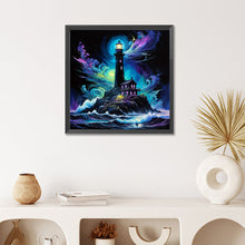 Load image into Gallery viewer, Lightning At Night 50*50CM(Canvas) Full Round Drill Diamond Painting

