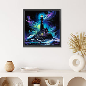 Lightning At Night 50*50CM(Canvas) Full Round Drill Diamond Painting