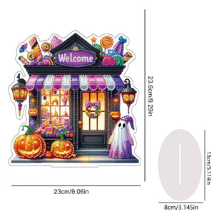 Acrylic Halloween Theme Table Top Diamond Painting Ornament Kits (Welcome)