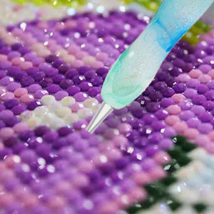 Diamond Painting Art Sticky Drill Dot Pen Stylus Diamond Art Pen (Blue Green)
