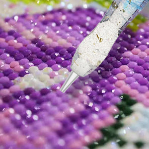 Diamond Painting Art Sticky Drill Dot Pen Stylus Diamond Art Pen (Blue White)
