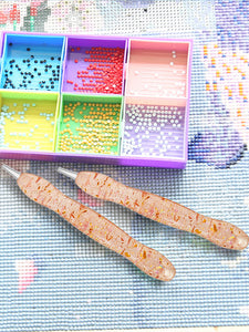 Diamond Painting Art Sticky Drill Dot Pen Stylus Diamond Art Pen (Gold)