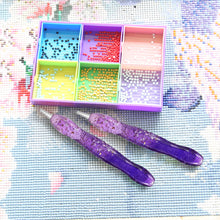 Load image into Gallery viewer, Diamond Painting Art Sticky Drill Dot Pen Stylus Diamond Art Pen (Purple)
