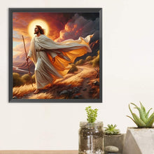 Load image into Gallery viewer, Jesus 30*30CM(Canvas) Full Round Drill Diamond Painting
