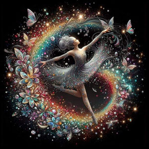 Dreamlike Ballerina 40*40CM(Canvas) Full Round Drill Diamond Painting