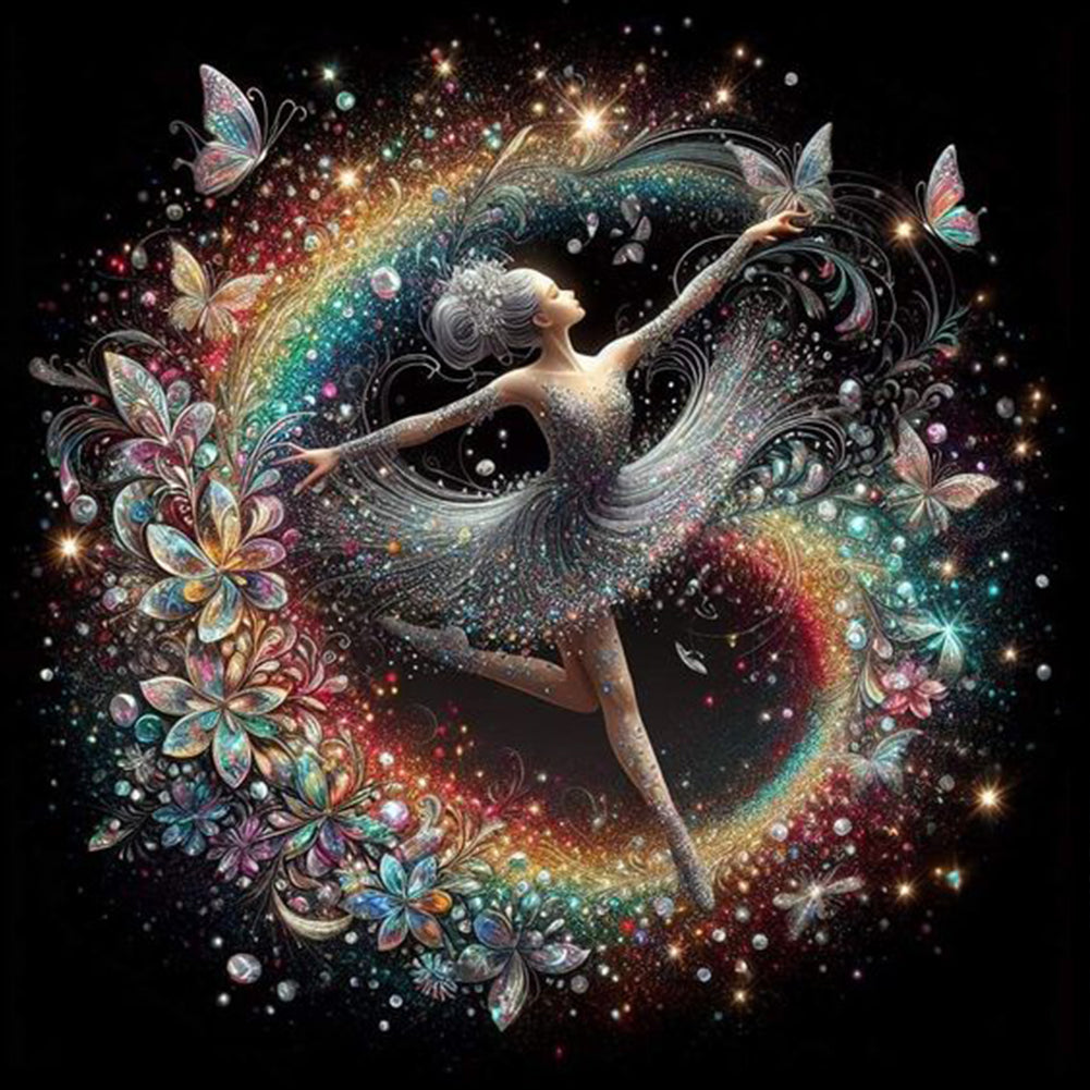 Dreamlike Ballerina 40*40CM(Canvas) Full Round Drill Diamond Painting