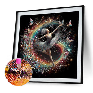 Dreamlike Ballerina 40*40CM(Canvas) Full Round Drill Diamond Painting