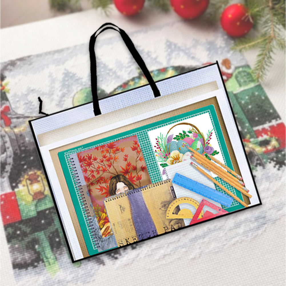 Art Portfolio Bag Waterproof Poster Storage Bag 90x58.5CM  Collection Bag