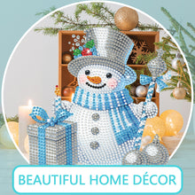 Load image into Gallery viewer, 2D Flat Snowman DIY Diamond Painting Kit Acrylic Shaking Head Ornament Gifts
