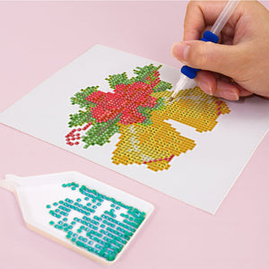 12PCS Christmas 15*18CM(Canvas) Full Square Drill Diamond Painting