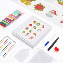 Load image into Gallery viewer, 12PCS Christmas 15*18CM(Canvas) Full Square Drill Diamond Painting

