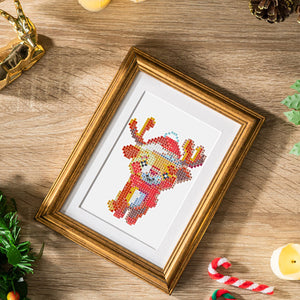 12PCS Christmas 15*18CM(Canvas) Full Square Drill Diamond Painting