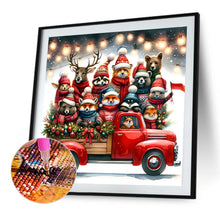 Load image into Gallery viewer, Christmas Animal Party 40*40CM(Canvas) Full Round Drill Diamond Painting
