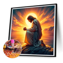 Load image into Gallery viewer, Jesus 30*30CM(Canvas) Full Round Drill Diamond Painting
