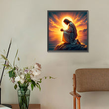 Load image into Gallery viewer, Jesus 30*30CM(Canvas) Full Round Drill Diamond Painting
