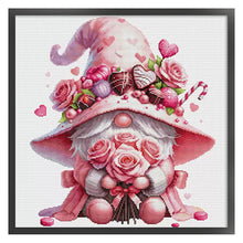 Load image into Gallery viewer, Spring Brand - Rose Dwarf - 60*60CM 11CT 4 Stamped Cross Stitch Egyptian cotton

