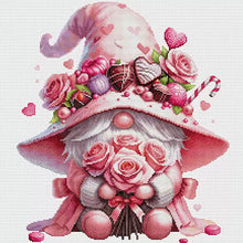 Load image into Gallery viewer, Spring Brand - Rose Dwarf - 60*60CM 11CT 4 Stamped Cross Stitch Egyptian cotton
