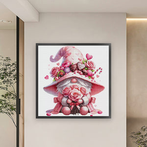 Spring Brand - Rose Dwarf - 60*60CM 11CT 4 Stamped Cross Stitch Egyptian cotton