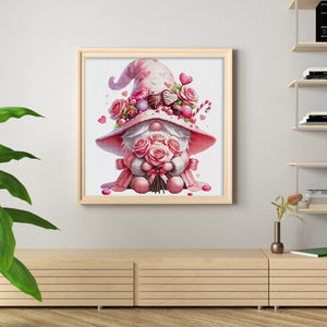 Spring Brand - Rose Dwarf - 60*60CM 11CT 4 Stamped Cross Stitch Egyptian cotton