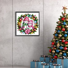 Load image into Gallery viewer, Christmas Snowman 30*30CM(Canvas) Partial Special Shaped Drill Diamond Painting
