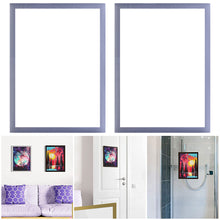 Load image into Gallery viewer, Magnetic Diamond Painting Frame Self Adhesive Photo Frame (25x35cm Silver)
