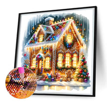 Load image into Gallery viewer, Christmas House 30*30CM(Canvas) Full Round Drill Diamond Painting
