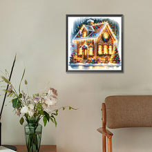 Load image into Gallery viewer, Christmas House 30*30CM(Canvas) Full Round Drill Diamond Painting
