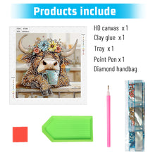 Load image into Gallery viewer, Funny Yak 30*30CM(Canvas) Partial Special Shaped Drill Diamond Painting
