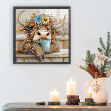 Load image into Gallery viewer, Funny Yak 30*30CM(Canvas) Partial Special Shaped Drill Diamond Painting

