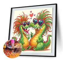 Load image into Gallery viewer, Funny Dinosaur 30*30CM(Canvas) Partial Special Shaped Drill Diamond Painting
