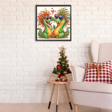 Load image into Gallery viewer, Funny Dinosaur 30*30CM(Canvas) Partial Special Shaped Drill Diamond Painting
