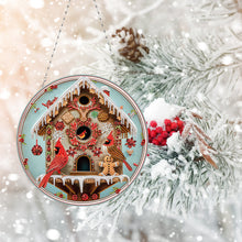 Load image into Gallery viewer, Acrylic Christmas Diamond Art Hanging Pendant Home Decor for Adults(Cardinal)
