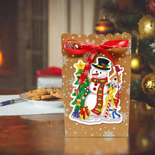 Load image into Gallery viewer, 8pcs Christmas Diamond Painting Gift Bags for Cookies Candy Gifts and Snacks (B)
