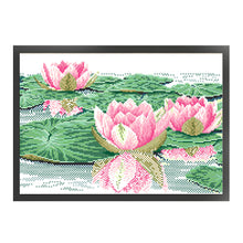 Load image into Gallery viewer, Lotus - 47*34CM 9CT Bead embroidery
