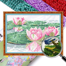 Load image into Gallery viewer, Lotus - 47*34CM 9CT Bead embroidery
