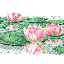 Load image into Gallery viewer, Lotus - 47*34CM 9CT Bead embroidery
