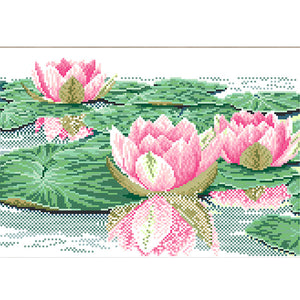 Lotus - 47*34CM 9CT Bead embroidery