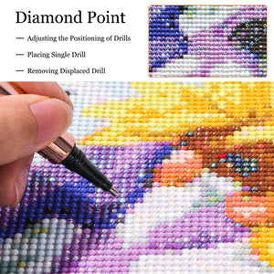 Sparrow 40*40CM(Picture) Full Round Drill Diamond Painting