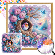 Load image into Gallery viewer, Sparrow 40*40CM(Picture) Full Round Drill Diamond Painting
