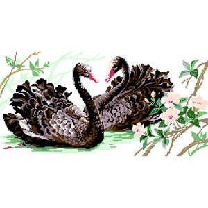 Swan - 66*36CM 9CT Bead embroidery