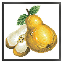 Load image into Gallery viewer, Pear - 25*25CM 9CT Bead embroidery
