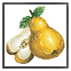 Pear - 25*25CM 9CT Bead embroidery
